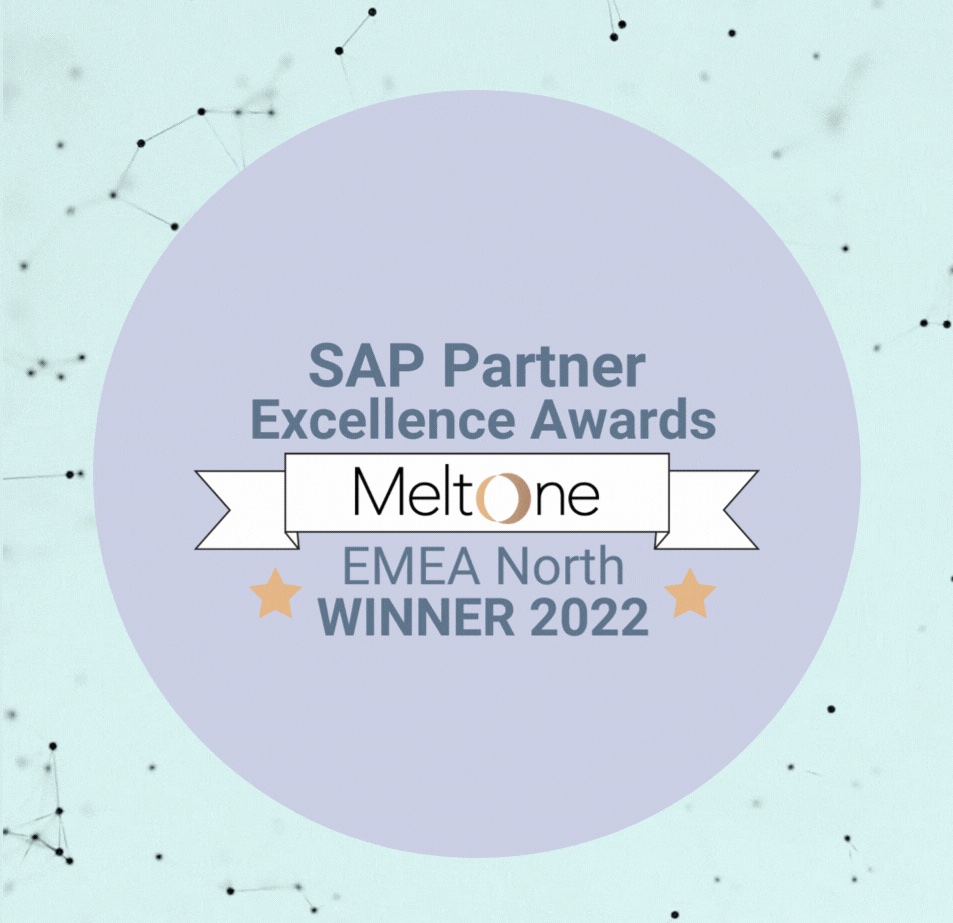 MeltOne SAP Award EMEA North 2022